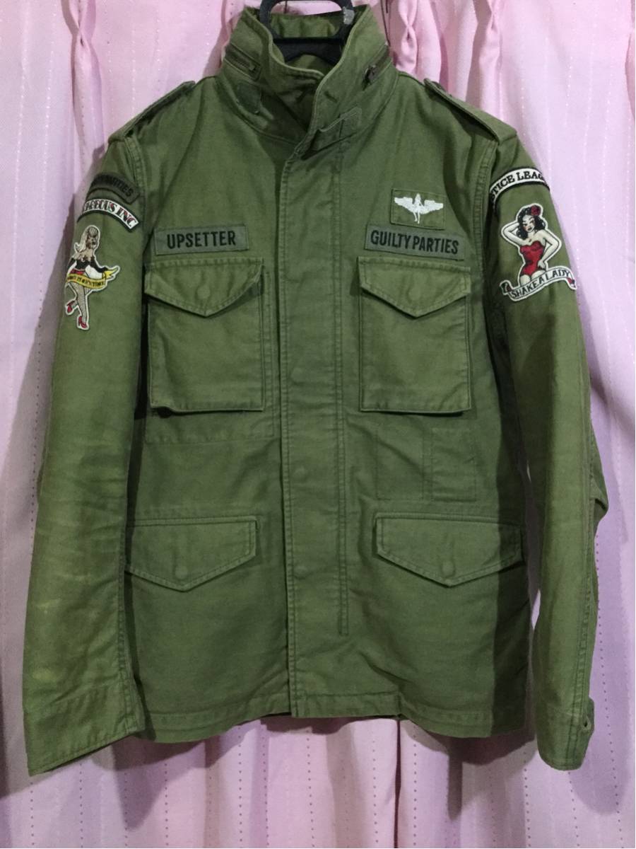 Field WACKO MARIA M-65 JACKET S KHAKI SPIDER-MARIA PRINT Jacket