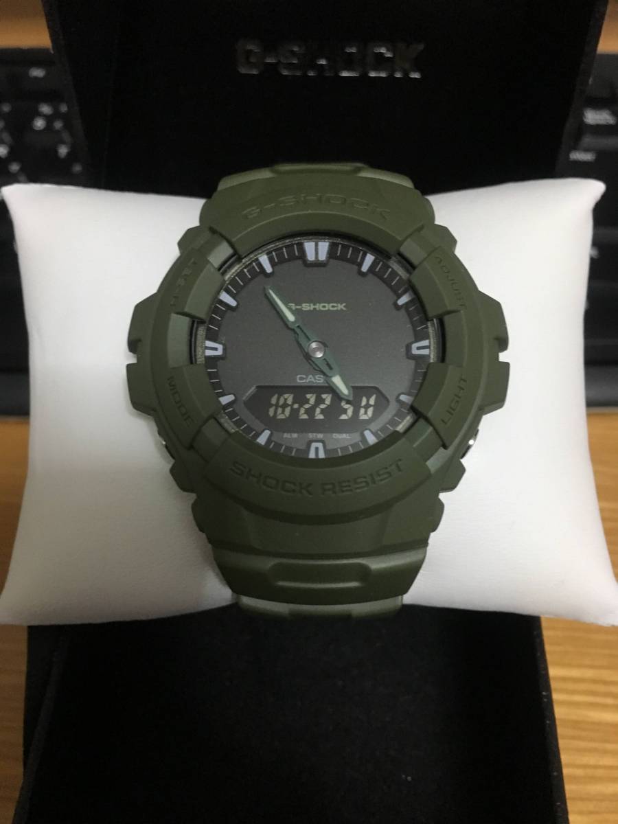 G-100CU-3AJF ミリタリーカラー カーキ G-SHOCK Gショック 日本正規品 SIMPLE BASIC 未使用品