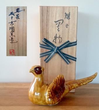 販売 激安 オンライン 九谷焼 深香窯 置物 浅蔵五十吉