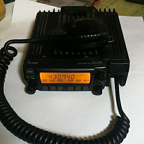 ICOM ic 207D 144 430 50w 35w アマチュア無線機 モービル ハイパワー