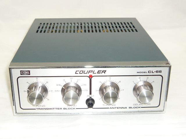 《動作品　500Wアンテナチューナー》CL-66　4回路　ワイヤーアンテナ可　アンテナ切換としても可　HF　500W　★取扱説明書付き　カップラ