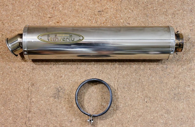 techserfu/テックサーフ 汎用チタンサイレンサー 60.5mm マフラー