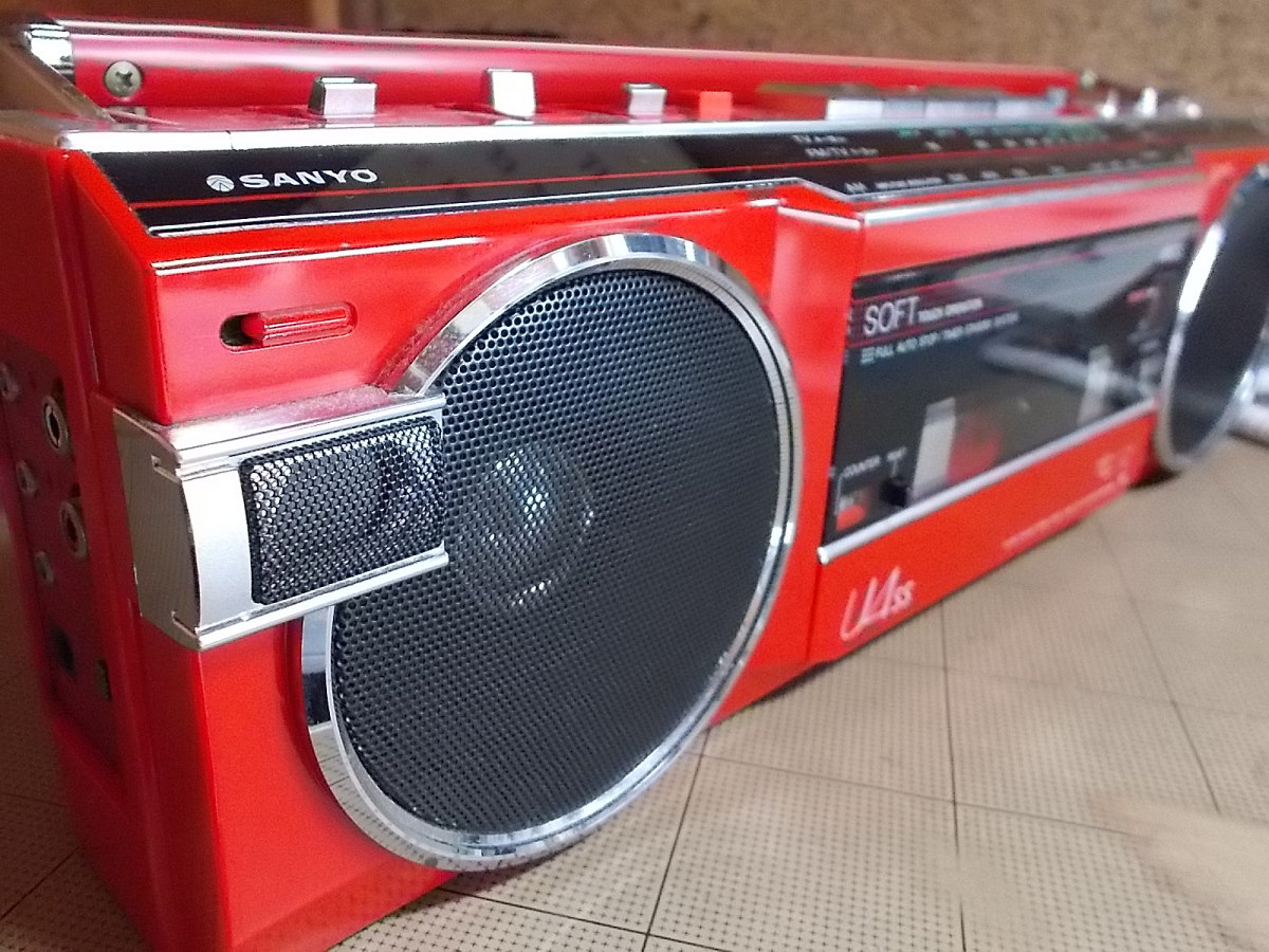 SANYO / サンヨー ステレオラジカセ MR－U4SS 取扱説明書付き