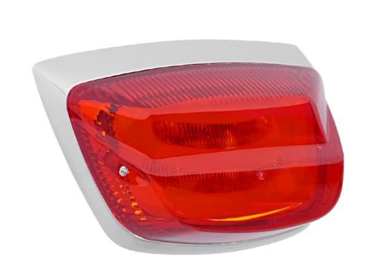 S-Light　エスライト製　レトロ　バス　テールランプ ベスパ LX50 LX125 LEDテールランプ Eマーク入り E4 純正志向 LED