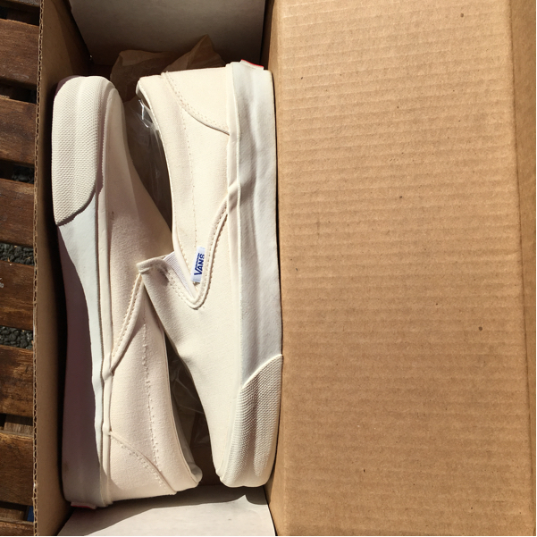 70s 80s デッドストック！ Vans slip on made in USA Size 8 26cm バンズ スリッポン アメリカ製 カリフォルニア