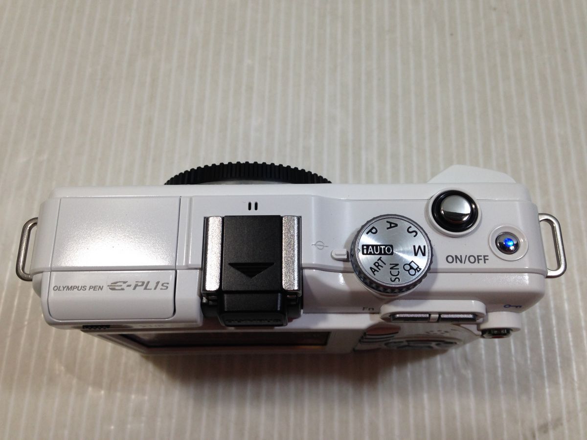[ジャンク品]OLYMPUS PEN Lite E-PL1S ジャンク】 OLYMPUS オリンパス PEN Lite E-PL1s ホワイト 白色 レンズ