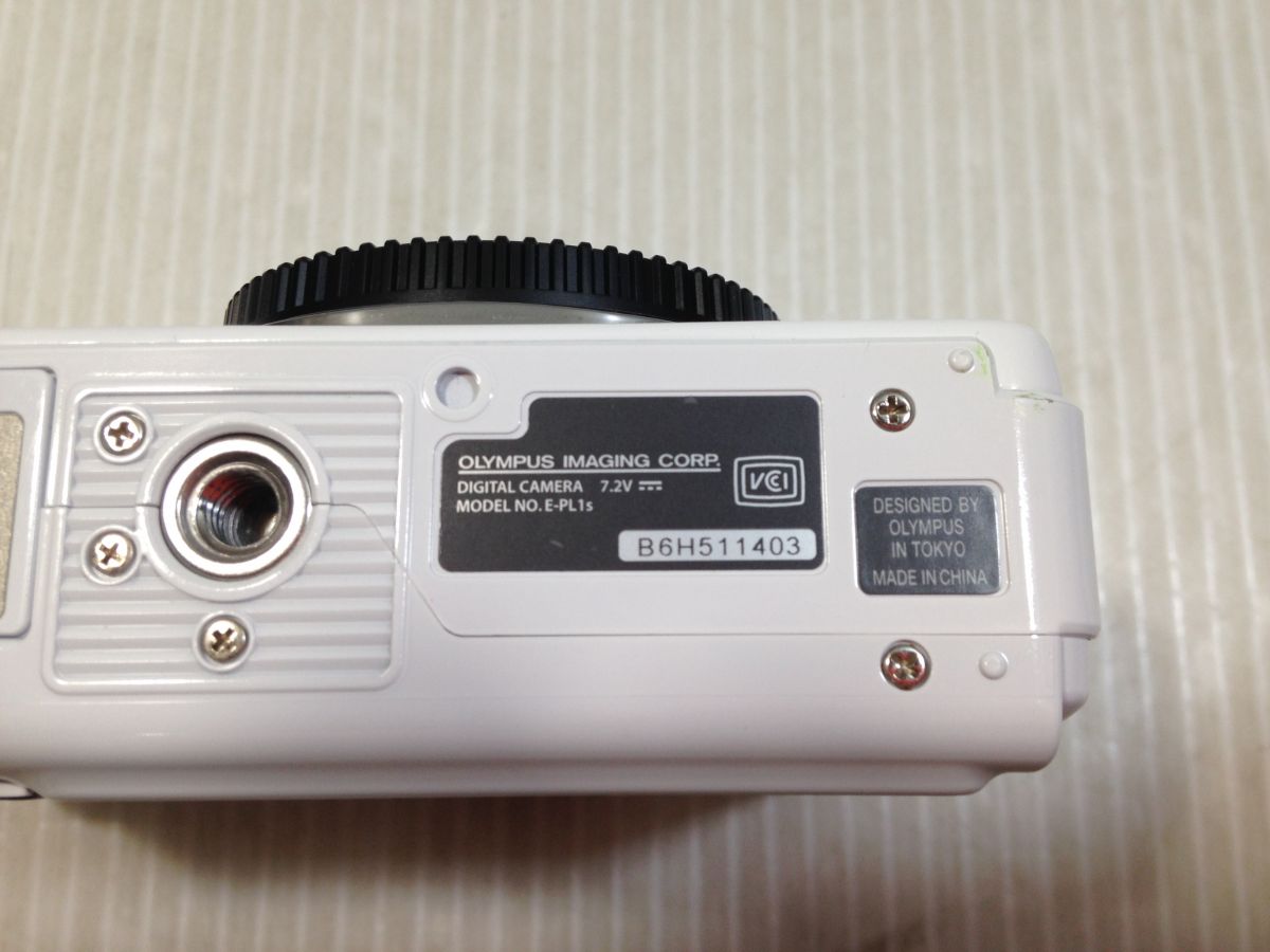[ジャンク品]OLYMPUS PEN Lite E-PL1S ジャンク】 OLYMPUS オリンパス PEN Lite E-PL1s ホワイト 白色 レンズ