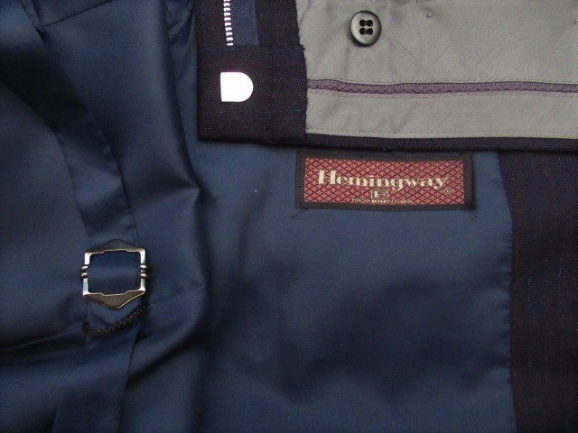 人気ブランド&新品同様&国産★Hemingway★毛/紺系/AB8 W92