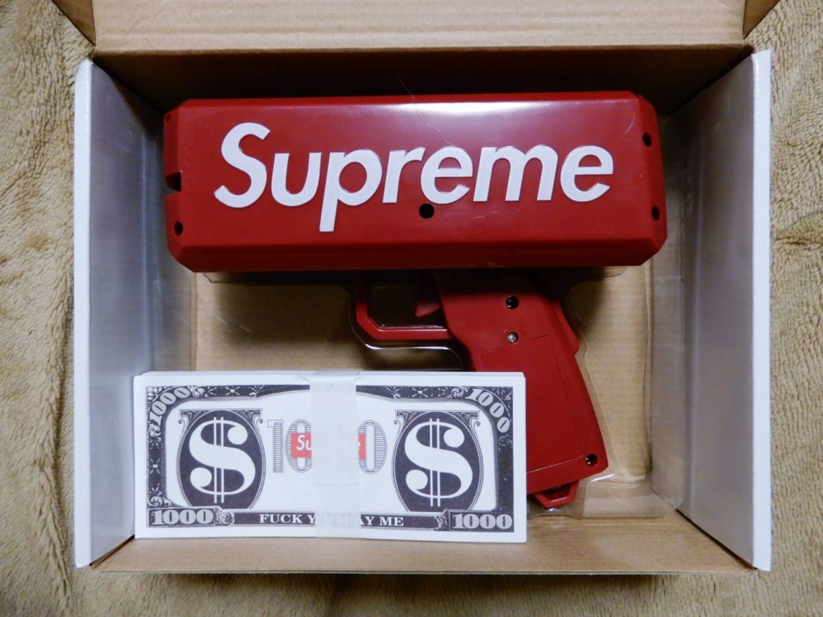 中古　美品　電池付き　Supreme　シュプリーム　キャッシュキャノン　マネーガン②