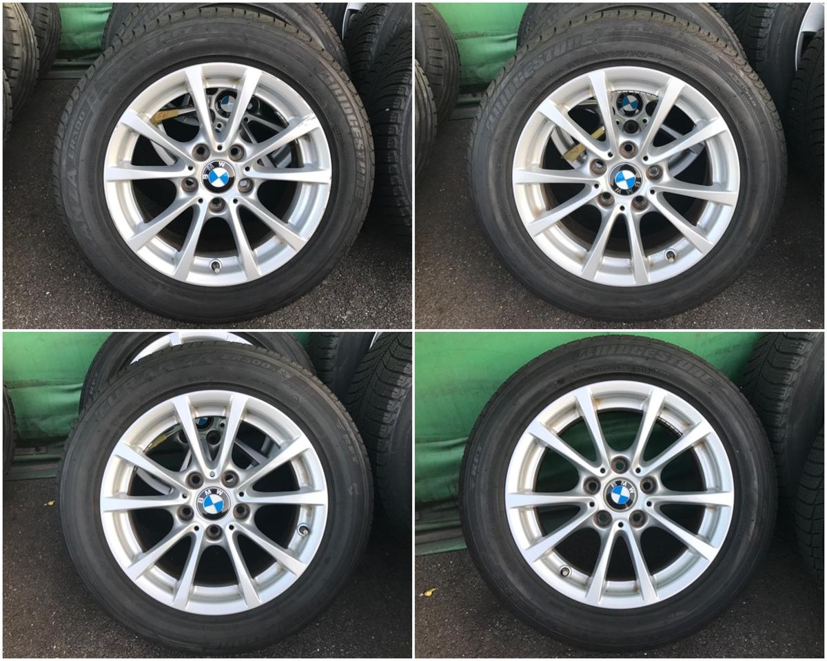 中古品 売り切り BMW 3シリーズ F31 320d 純正16インチアルミホイールランフラットタイヤ付き4本セット