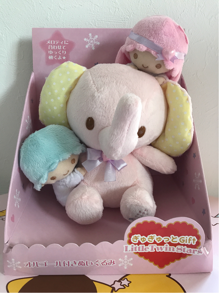 ☆ サンリオ ☆ キキララ ぎゅぎゅっとGift オルゴールつき ぬいぐるみ