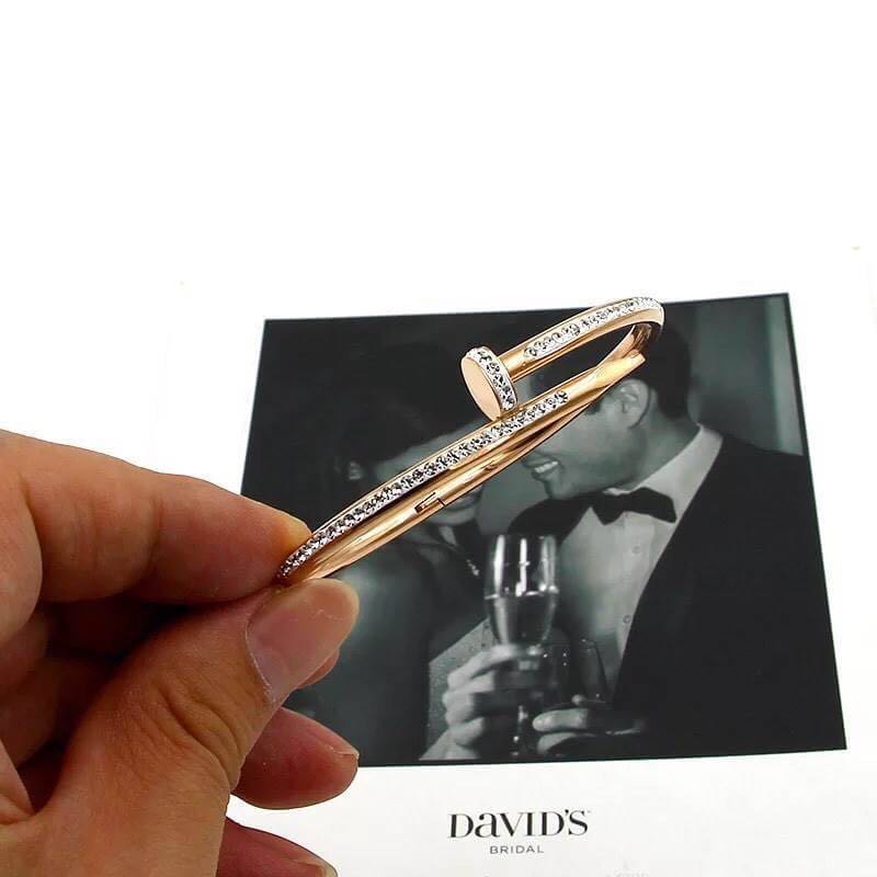 キラキラ サージカルステンレス 釘ブレスレット_4