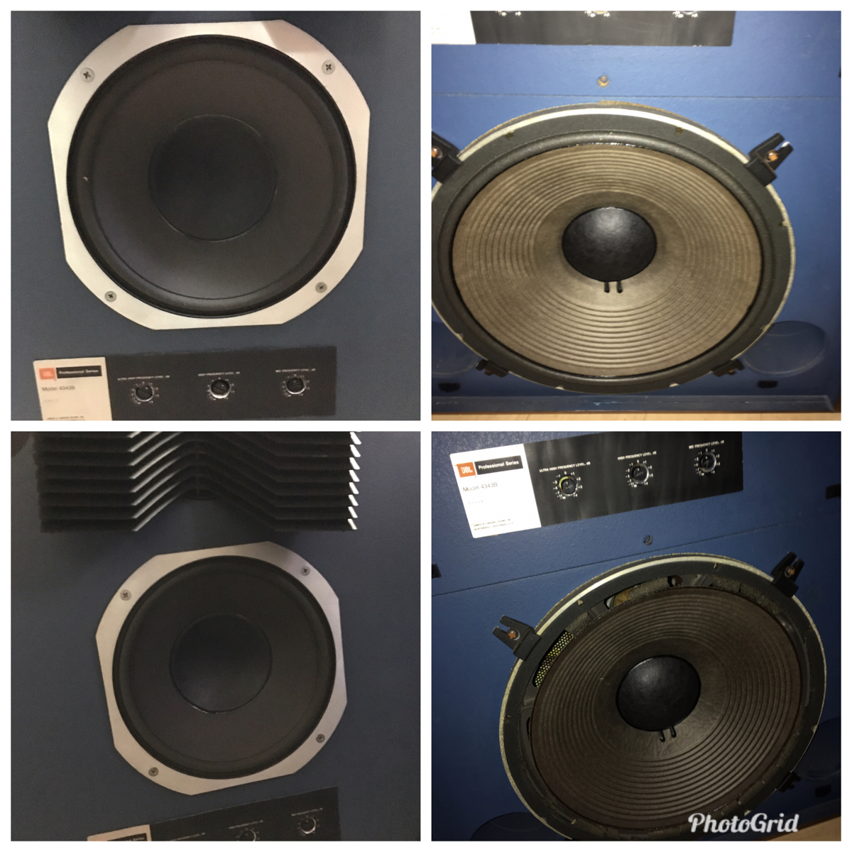 JBL スピーカー 4343B スタジオモニター ペア 4way JBL 4343B スタジオ