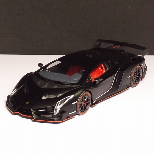 s K113b 京商 1/18 ランボルギーニ ヴェネーノ マットブラック / A賞