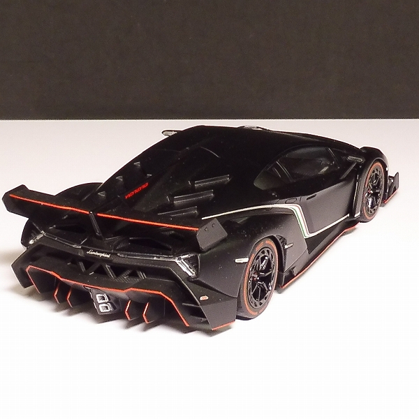 s K113b 京商 1/18 ランボルギーニ ヴェネーノ マットブラック / A賞
