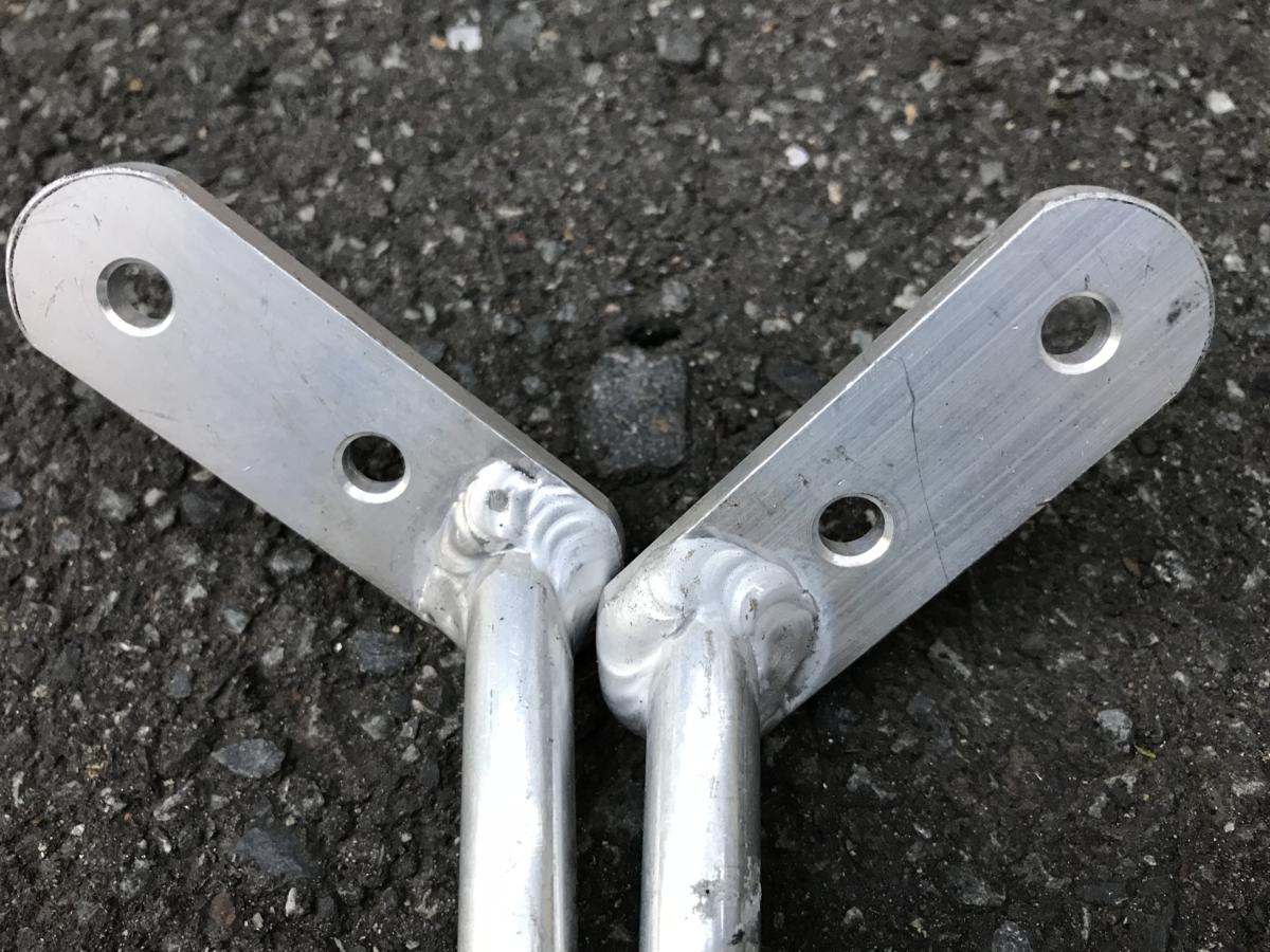 NSR250R用アッパーカウルステーです！アルミ製純正カウルタイプ用②