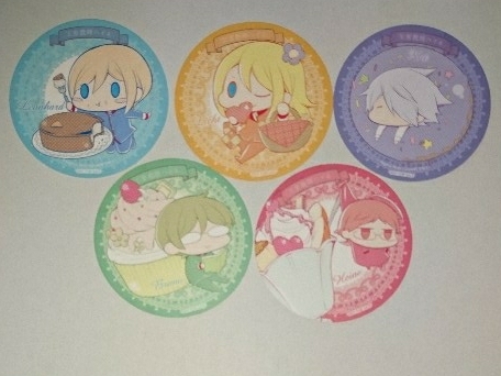 王室教師ハイネ☆購入特典コースター5種セット_1