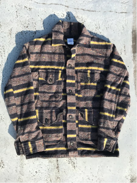 post overalls CRUZER7 クルーザー trashedwool grey/yellow post o