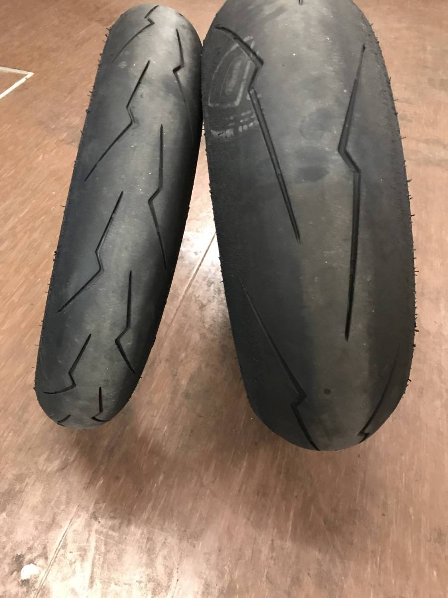 バイク スパコル V4 セット 180/55 ZR 17 120/70 ZR 17