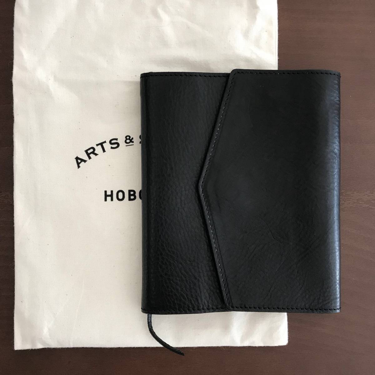 ARTS&SCIENCE アーツ＆サイエンス ほぼ日手帳 カバー 黒 本革 手帳は心