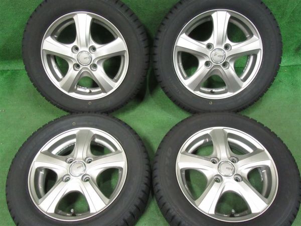 2016年製ランク上級の溝♪TOYOガリットG5 155/65R13&シンプル5本スポーク4/100 ライフ パレット ルークス ネイキッド ワゴンR ムーブ