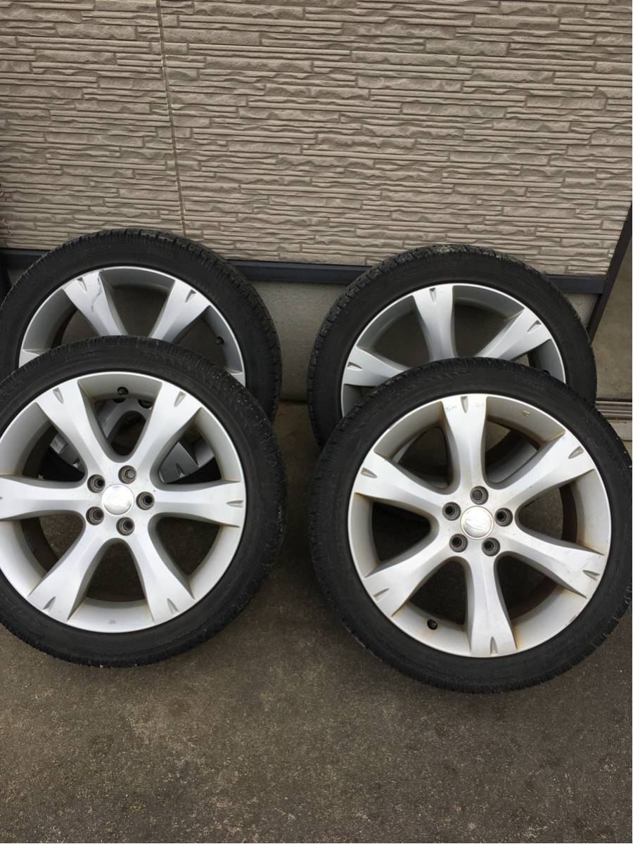 タイヤホイールセット 4本セット215/45/17 レガシィ 中古品 ジャンク扱いで