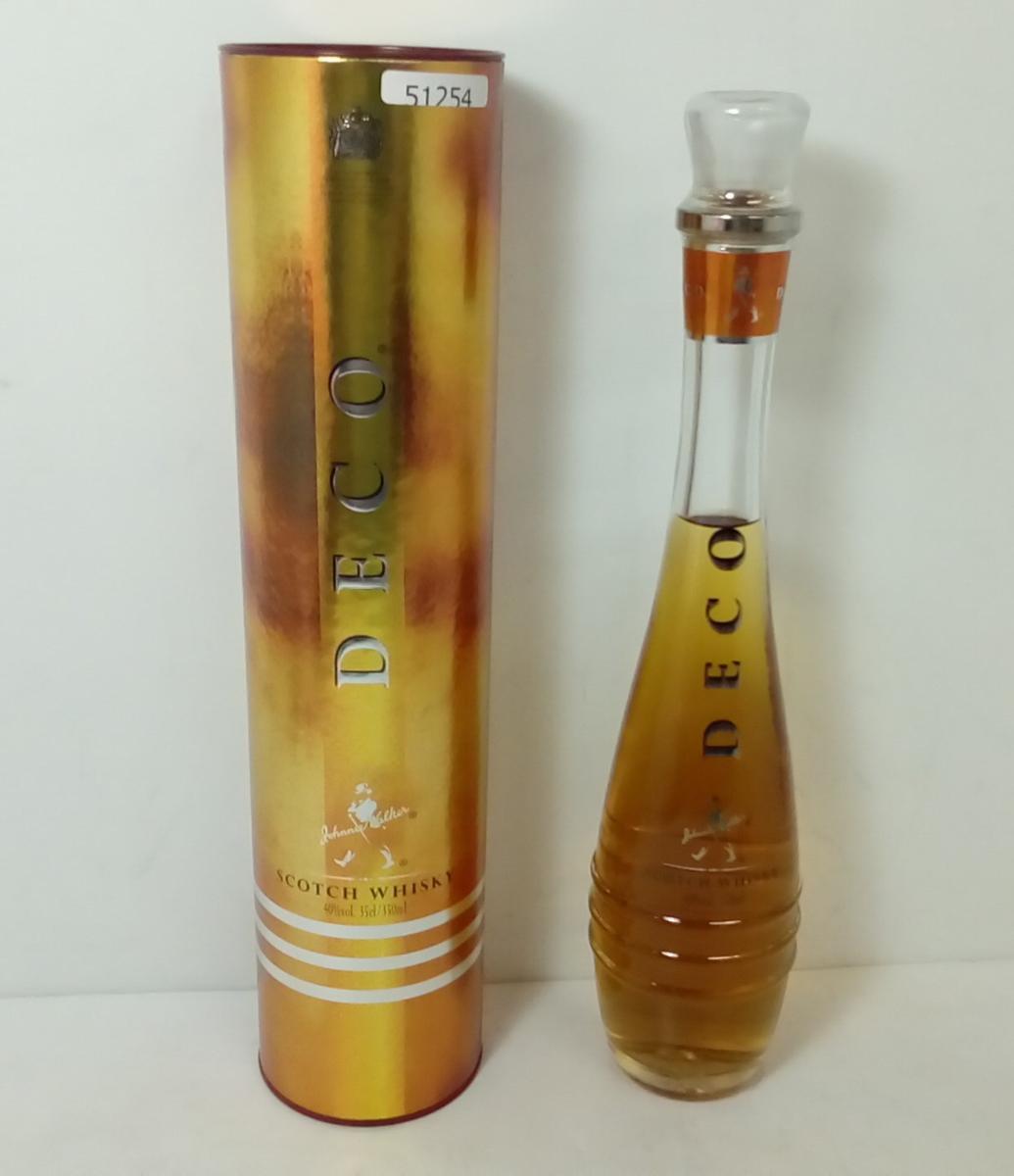 古酒☆JOHNNIE WALKER DECO / ジョニーウォーカー デコ☆【350ml / 40％】スコッチウイスキー 箱付き 未開栓  O51254-ヤマーとマツの