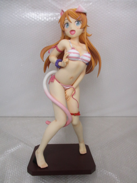 【セール，HOT】 同梱不可/箱無し/欠品有 グリフォンエンタープライズ 俺妹 スーパーフィギュア高坂桐乃ネコミミ水着ver. やわらかバスト版(俺の妹がこんなに可愛いわけがない)｜売買されたオークション情 俺の妹がこんなに可愛いわけがない
