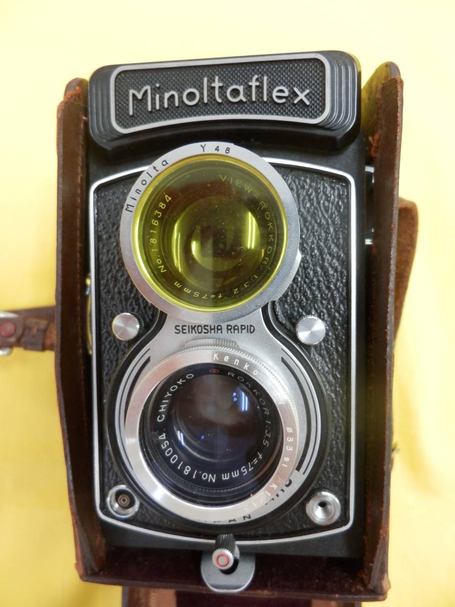16/14-09 ミノルタ Minolta AUTOCORD 二眼レフ カメラ VIEW-ROKKOR 1