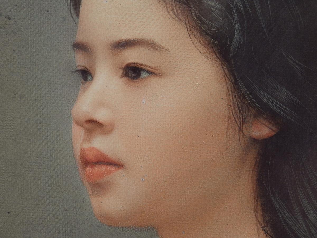 藤井勉 リアリズム油彩5号 鈴蘭 抜群の出来栄え 一枚は手に入れなければいけない旧作 所蔵 ホキ美術館 人物画 売買されたオークション情報 Yahooの商品情報をアーカイブ公開 オークファン Aucfan Com