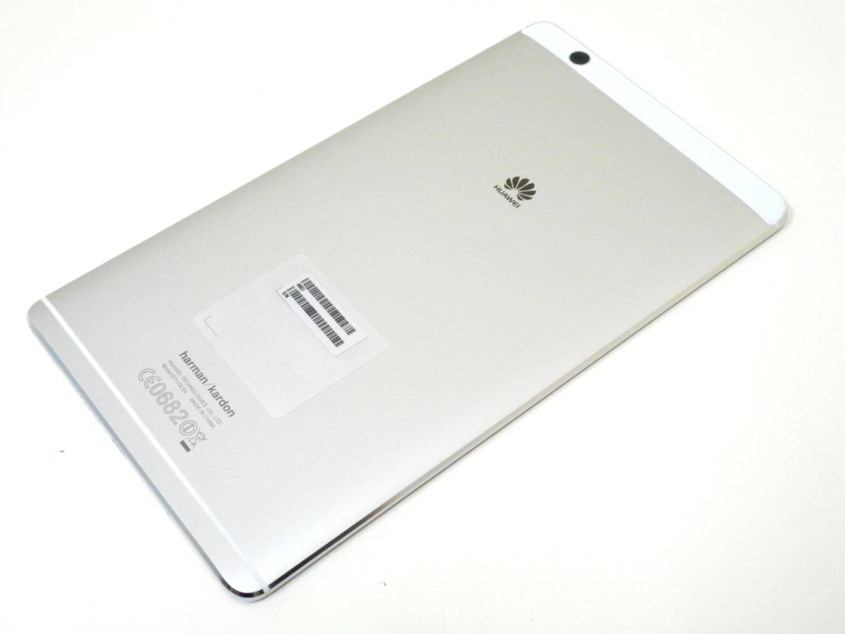 1円～美品！Huawei MediaPad M3 BTV-DL09 LTEモデル SIMフリー 32GB シルバー 8.4型アンドロイドタブレット