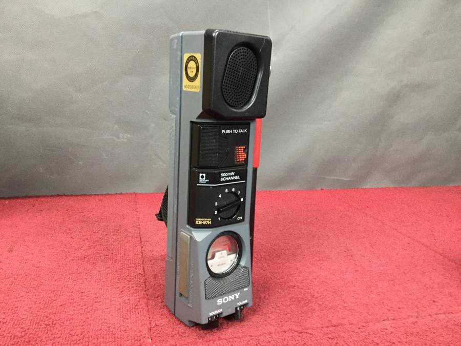 SONY ICB-87H　トランシーバー 売り最激安 1円スタート SONY ICB-87H トランシーバー ROGER 2ケセット