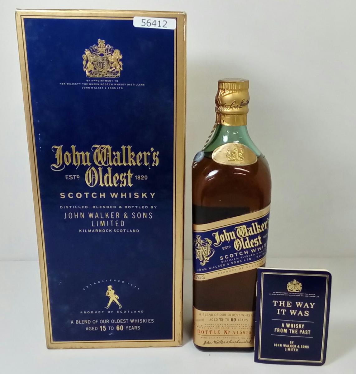 古酒☆Johnnie Walker / ジョニーウォーカー ブルーラベル Oldest