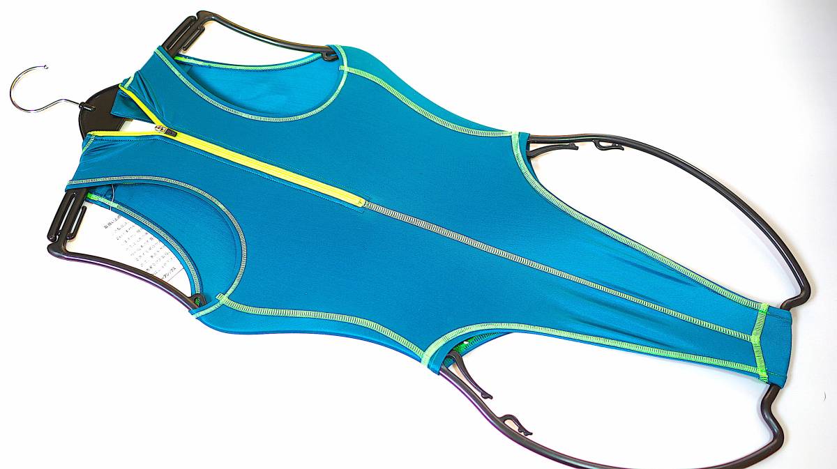 激レア！アシックス 競泳水着 ハイドロSP初期ロゴ バックジップ カスタム