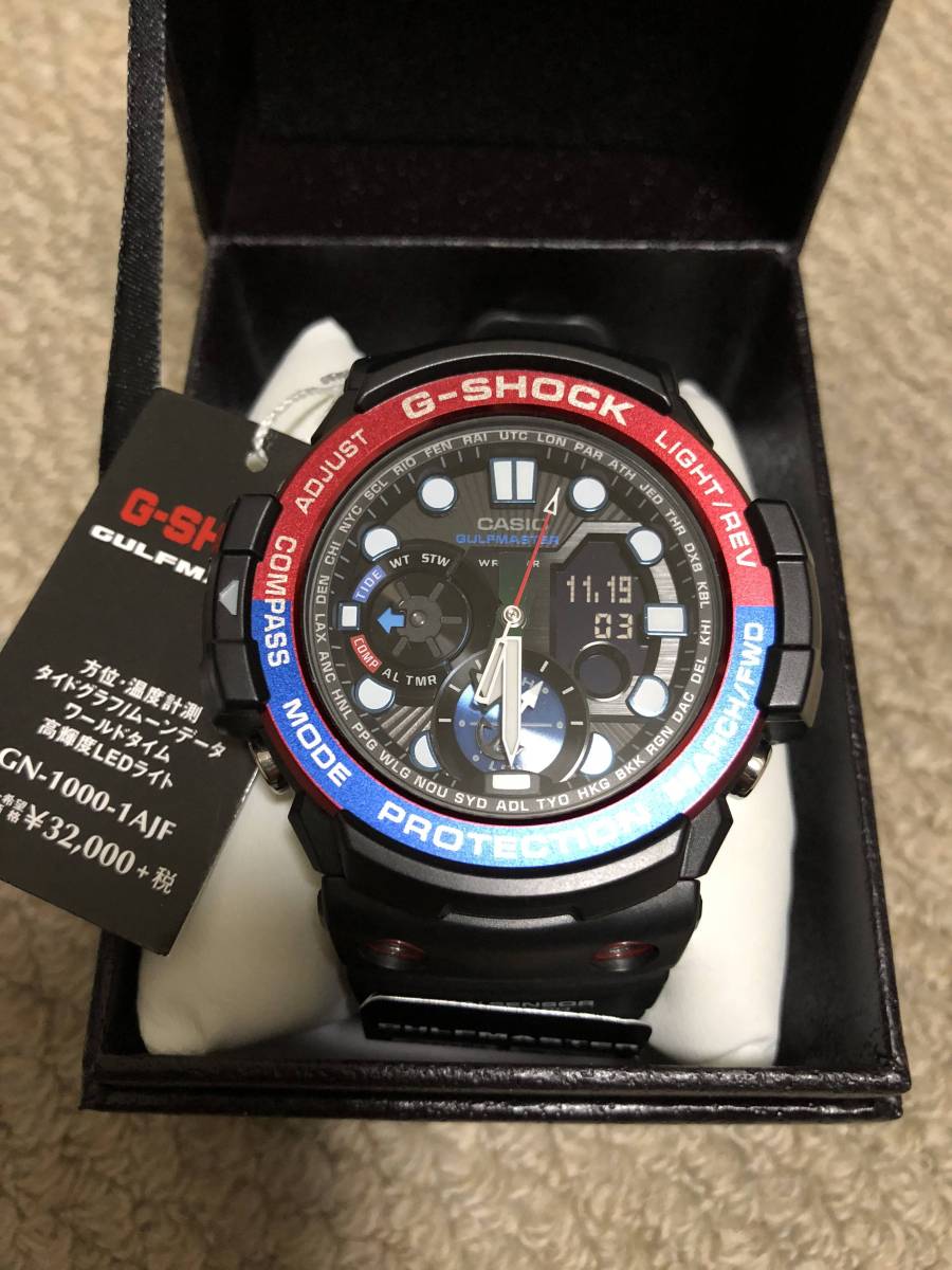 CASIO G-SHOCKガルフマスター ツインセンサー GN-1000B CASIO カシオ G
