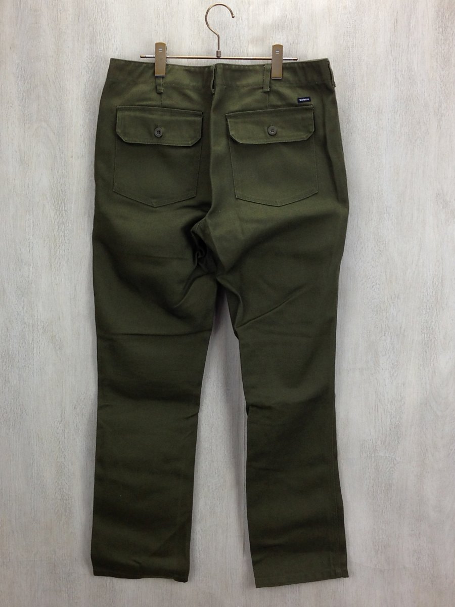 Brixton◆ボトム/34/コットン/KHK/無地