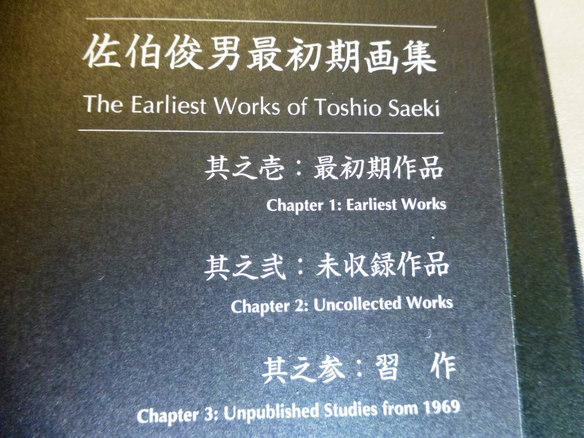佐伯俊男 最初期画集 初版特装仕様 限定三千部 限定番号著者落款入