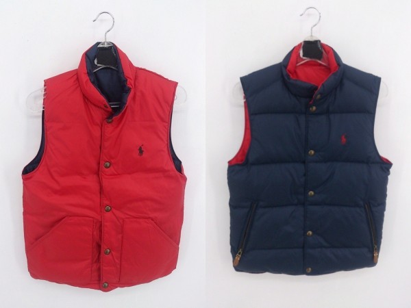 Polo Ralph Lauren ダウンベ RALPH スト ネイビー XS
