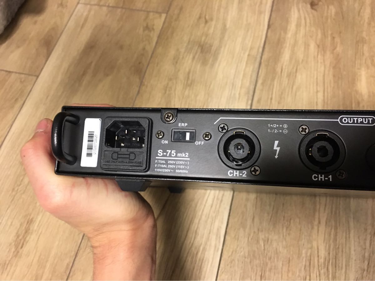 thomann S-75mk2 中古 アンプ プロケーブル 一般 家電、AV、カメラ