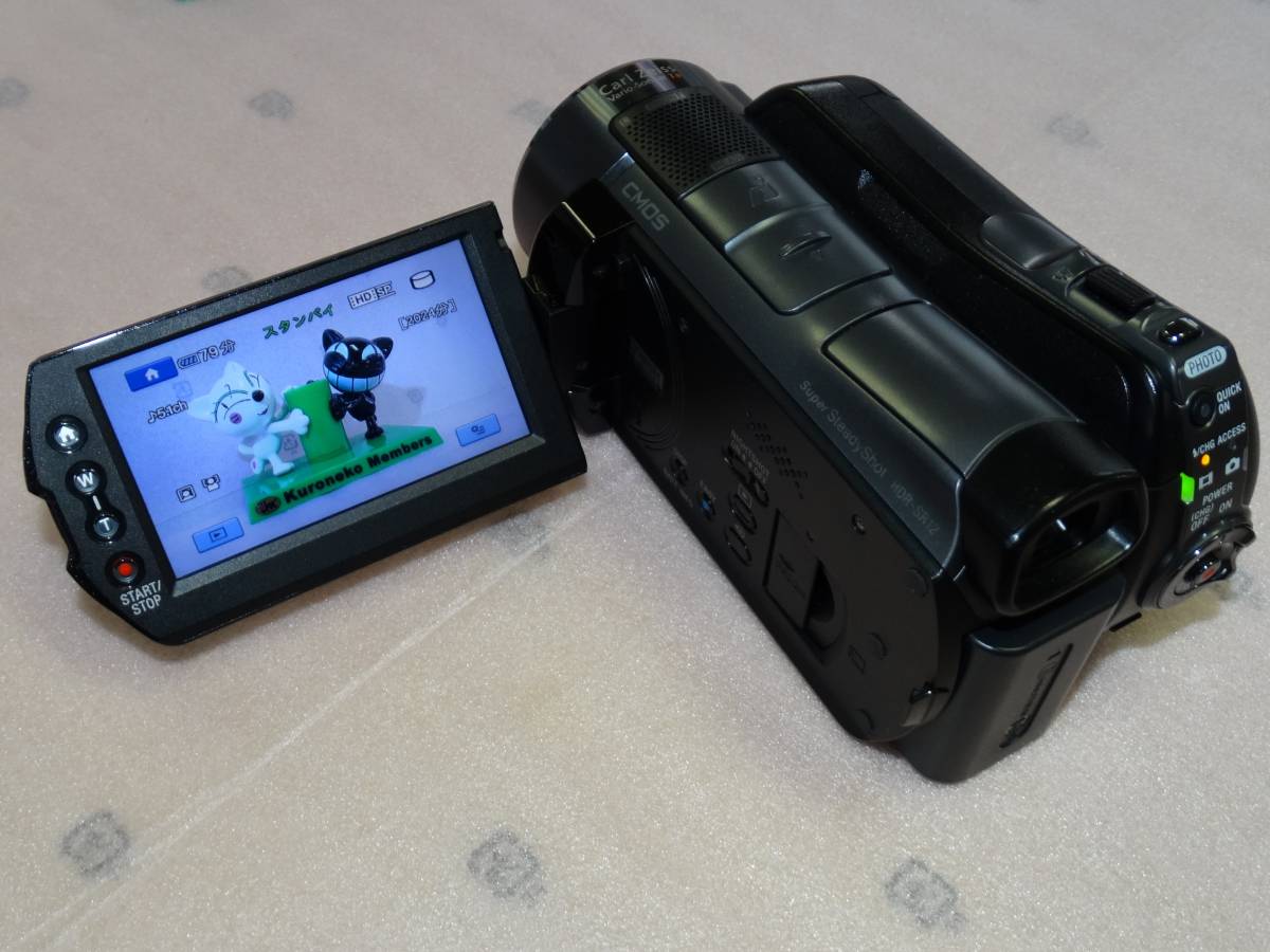 ☆SONYデジタルハイビジョンハンディカムHDR-SR12/動作良好/120GB HDD