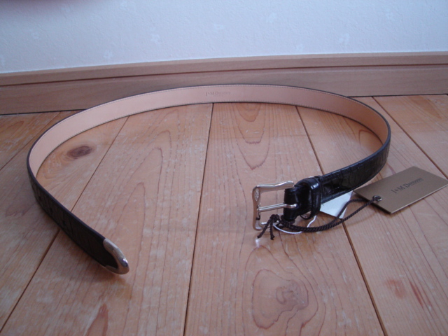 定番，格安 J&Mデヴィッドソン J&M Davidson ブラック 型押しレザーベルト(黒)｜売買されたオークション情報、yahooの商品情報をアーカイブ公開 - オークファン 皮革、レザー