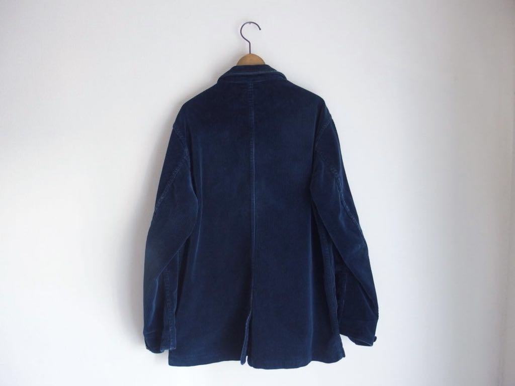 美品】PORTER CLASSIC CORDUROY DOUBLE JACKET NAVY M ポーター