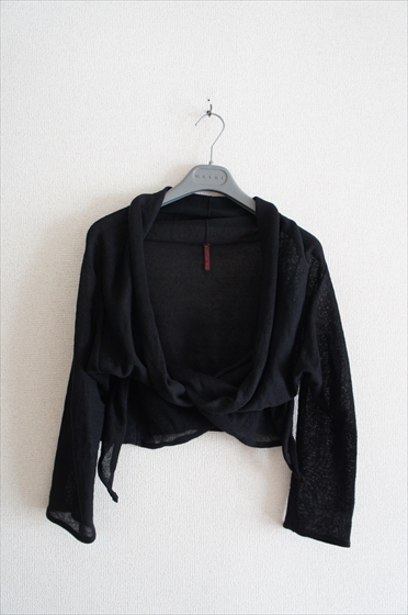美品 ダニエラグレジス リネンカシュクールカーディガン daniela gregis