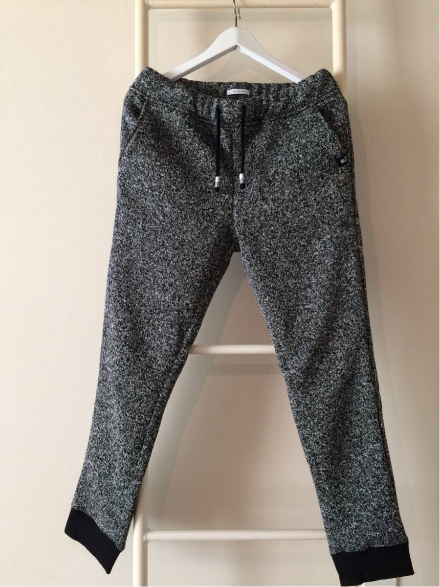 ベイフロー BAYFLOW ニット イージー パンツ ジョガー フリース 裏起毛 ロング MIXカラー グレー メンズ 表記サイズ 3