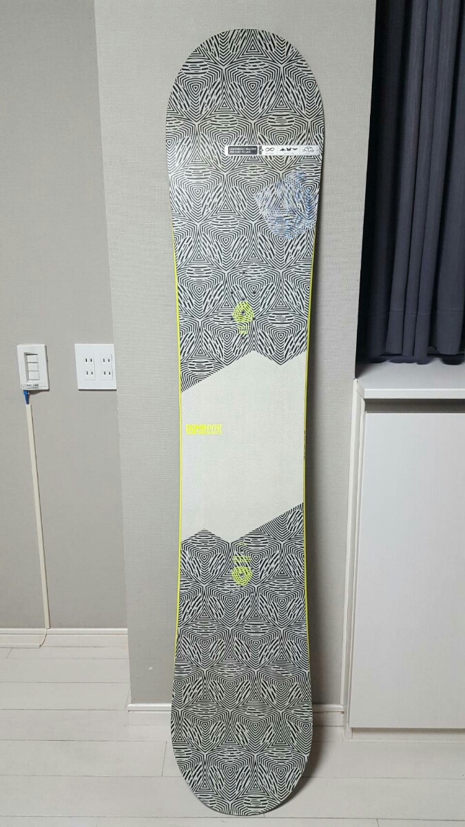 美品/スノーボード/BURTON/DOMINANT/バートン/ドミナント/スリック/154/パーク/グラトリ/ジブ_1