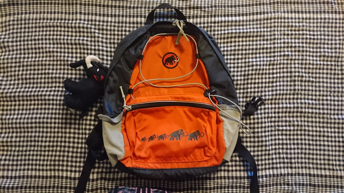 マムート/MAMMUT キッズリュック マンモスのマスコット付き_1