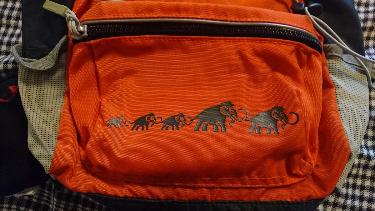 マムート/MAMMUT キッズリュック マンモスのマスコット付き_5