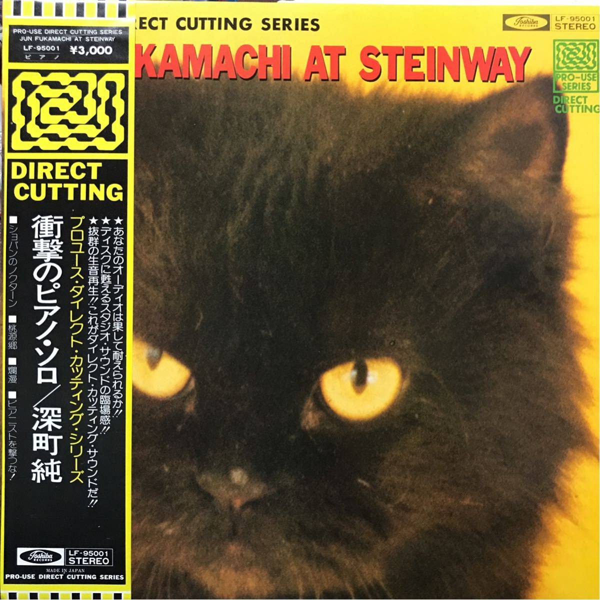 衝撃のピアノ・ソロ ⁄ 深町純 FUKAMACHI JUN LP 深町純⁄ 帯付き 高