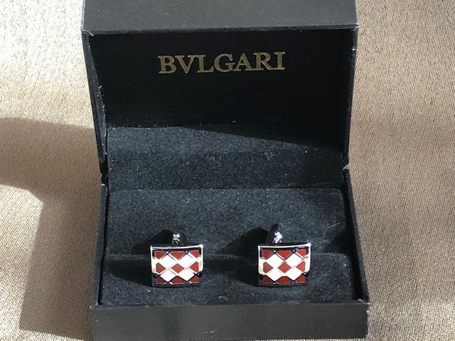ブルガリ カフスボタン Cufflink BVLGARI 最終値下げしました！『鑑定