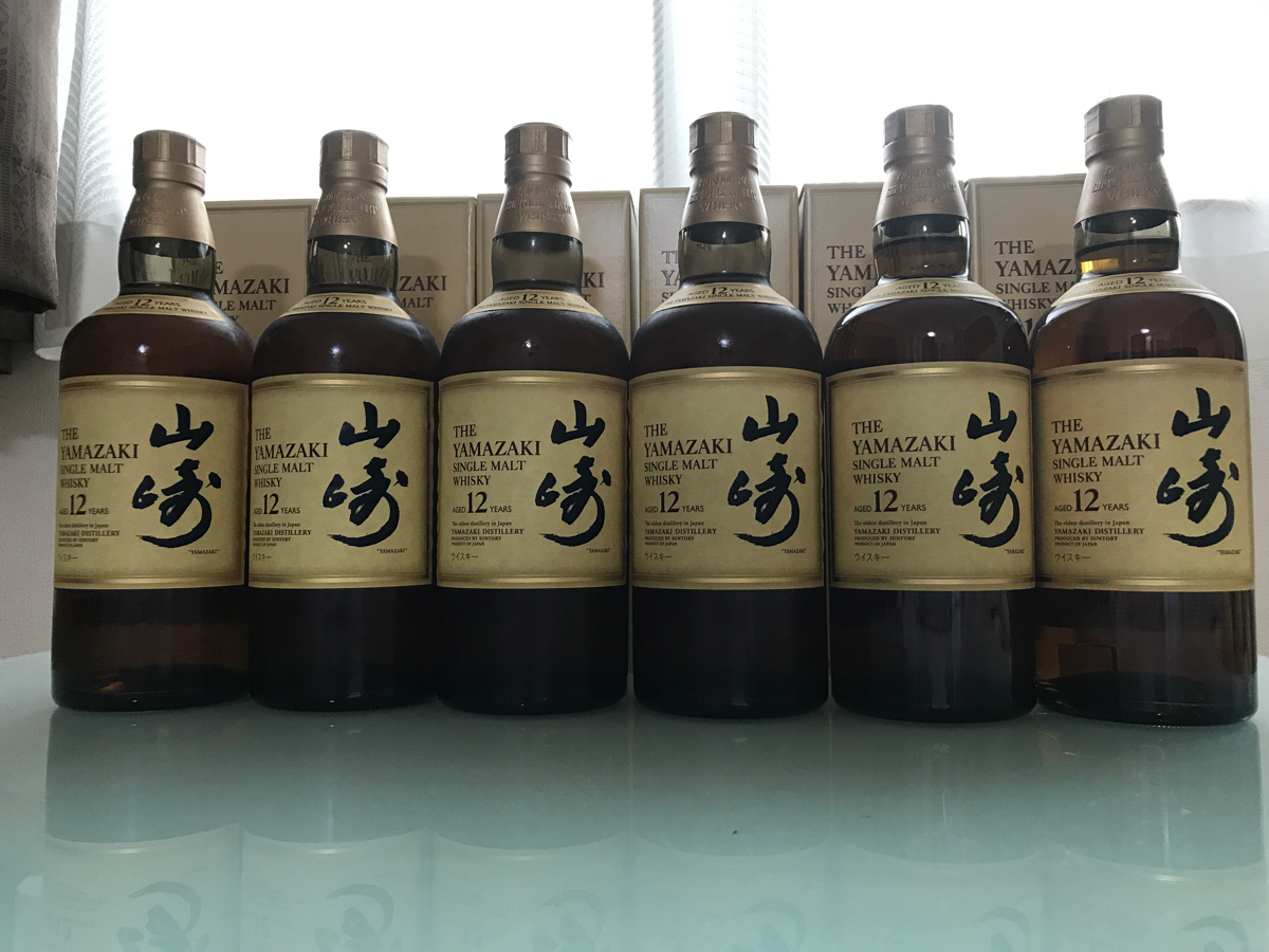 サントリー 山崎12年ウィスキー6本セット 未開栓